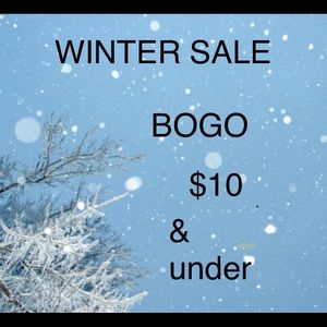 ❄️BOGO all items $10 and under ❄️